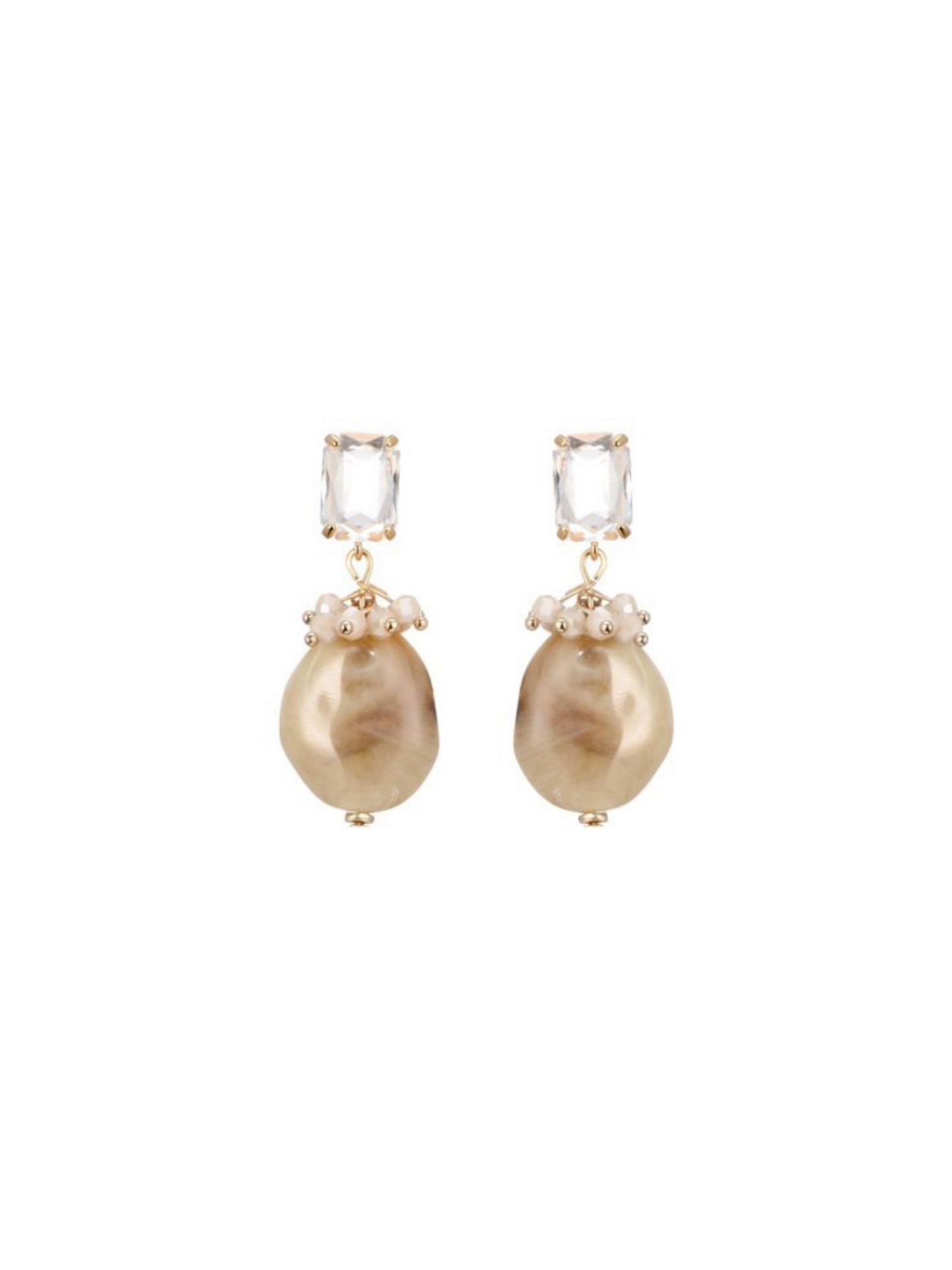 Oorbellen Saar Beige