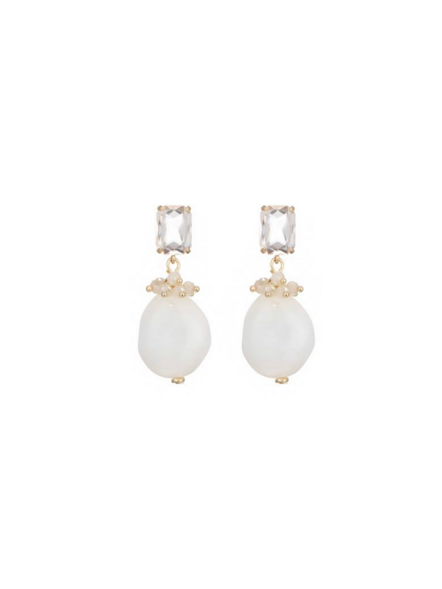 Oorbellen Saar White