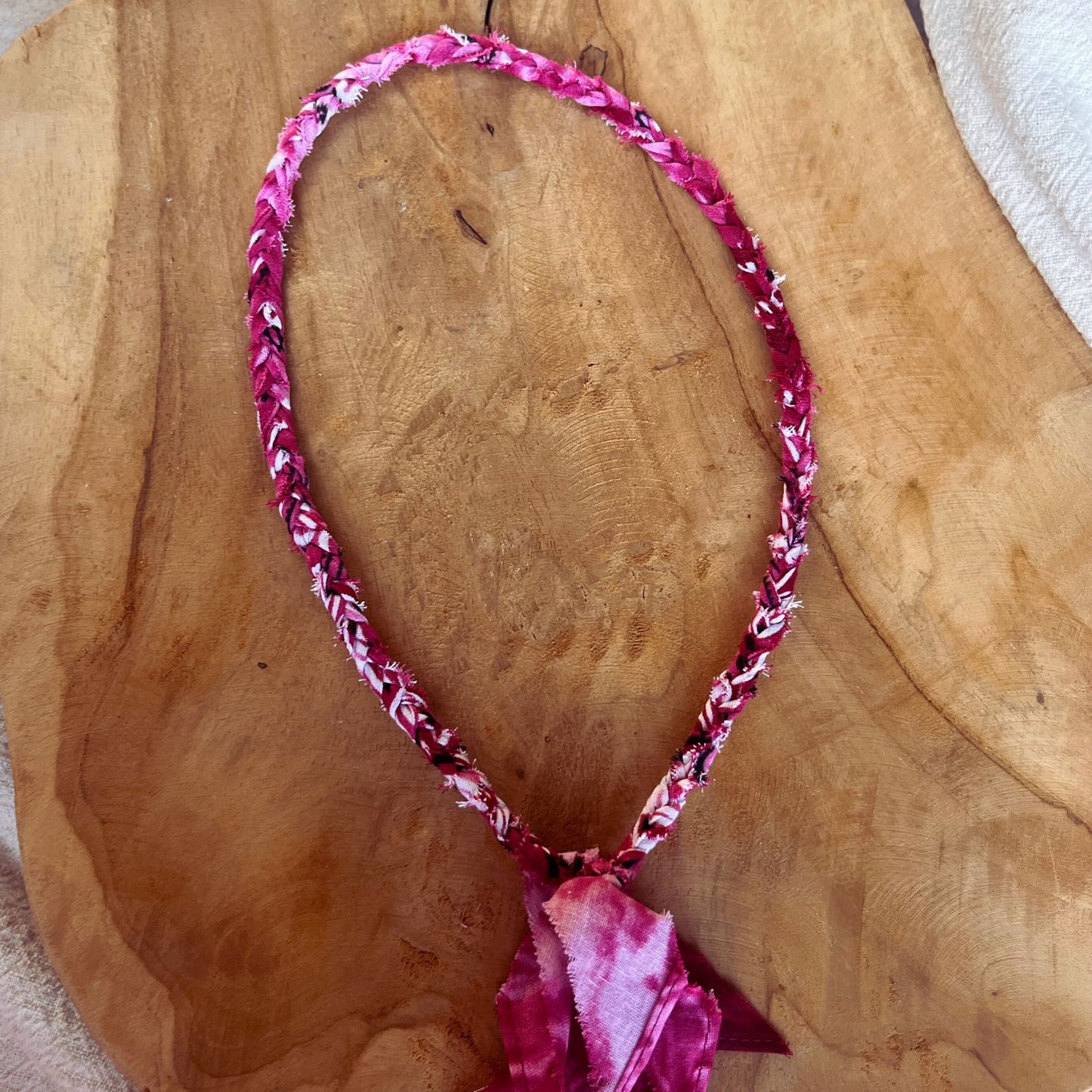 Bandana Ketting Cherry Pink