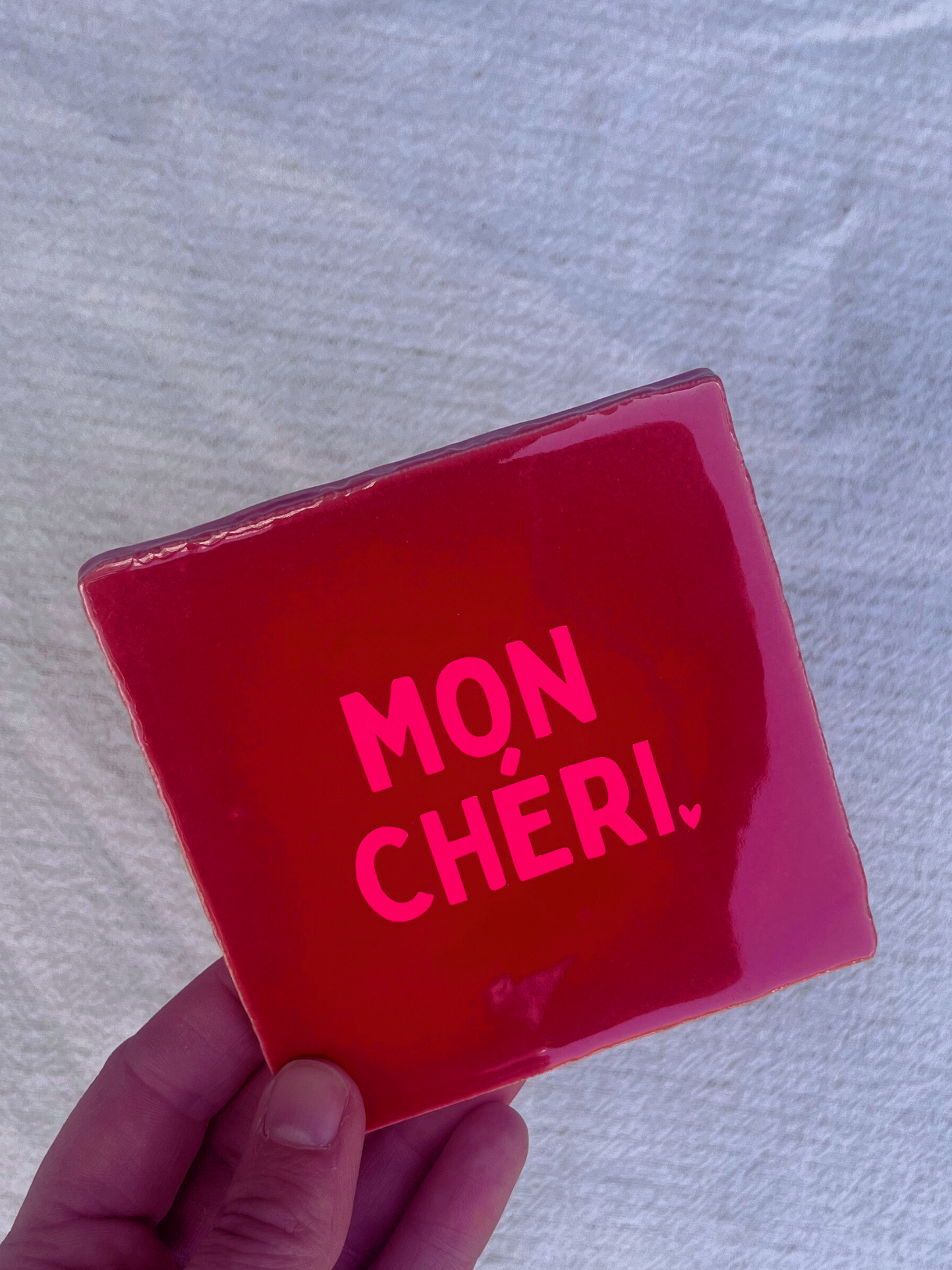 Tegeltje mon cheri