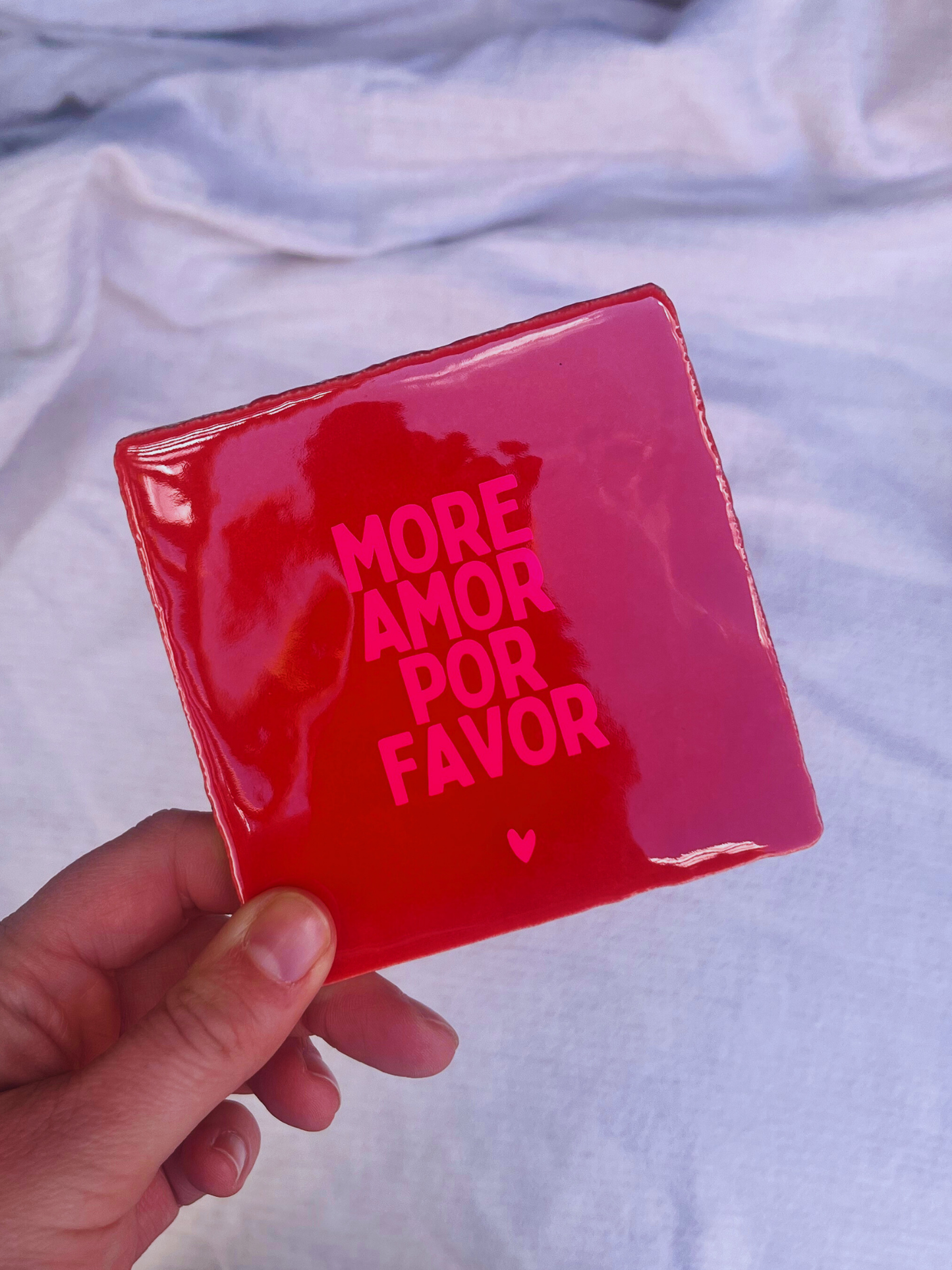 Tegeltje more amor por favor