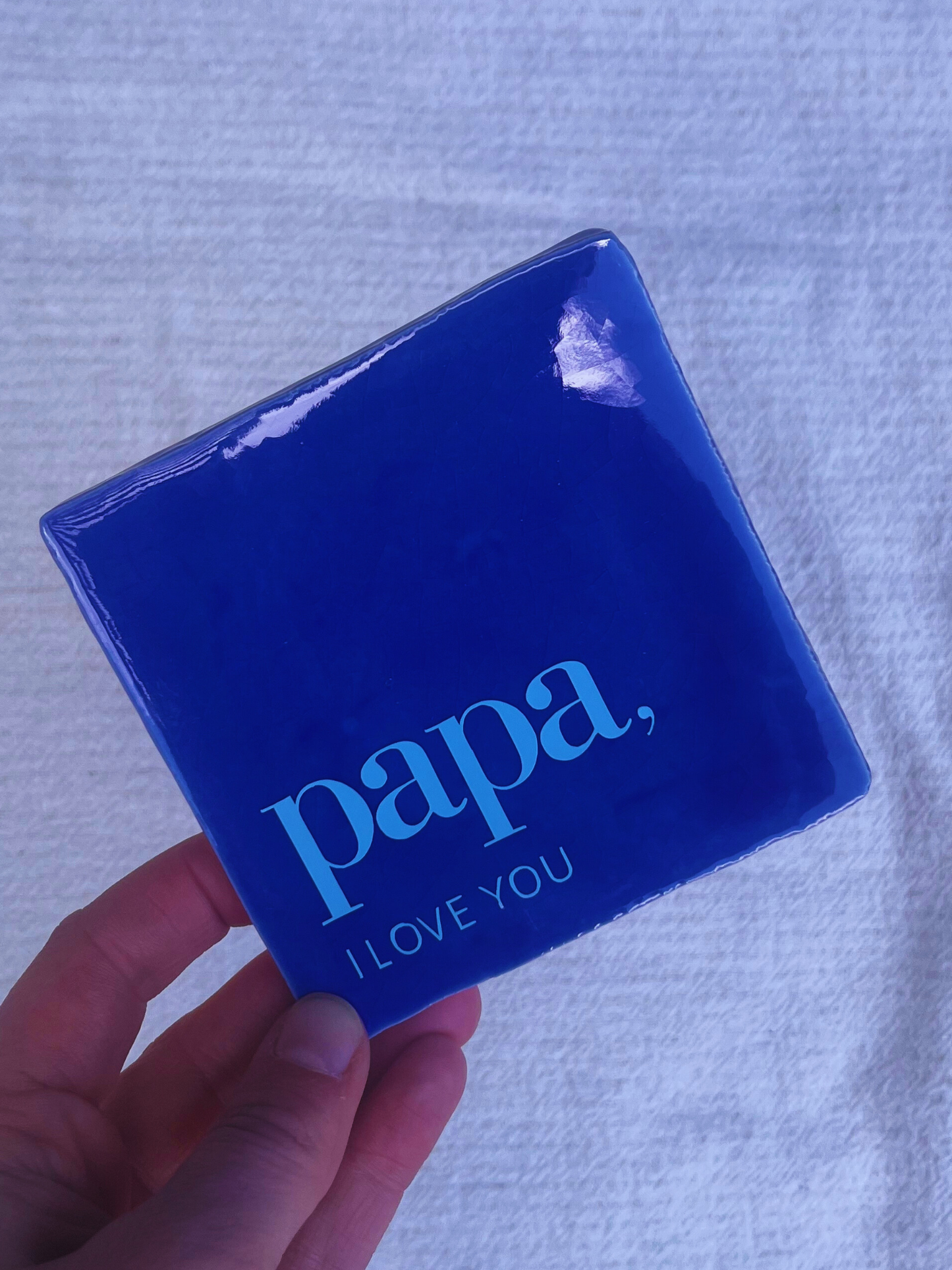 Tegeltje papa, i loveyou