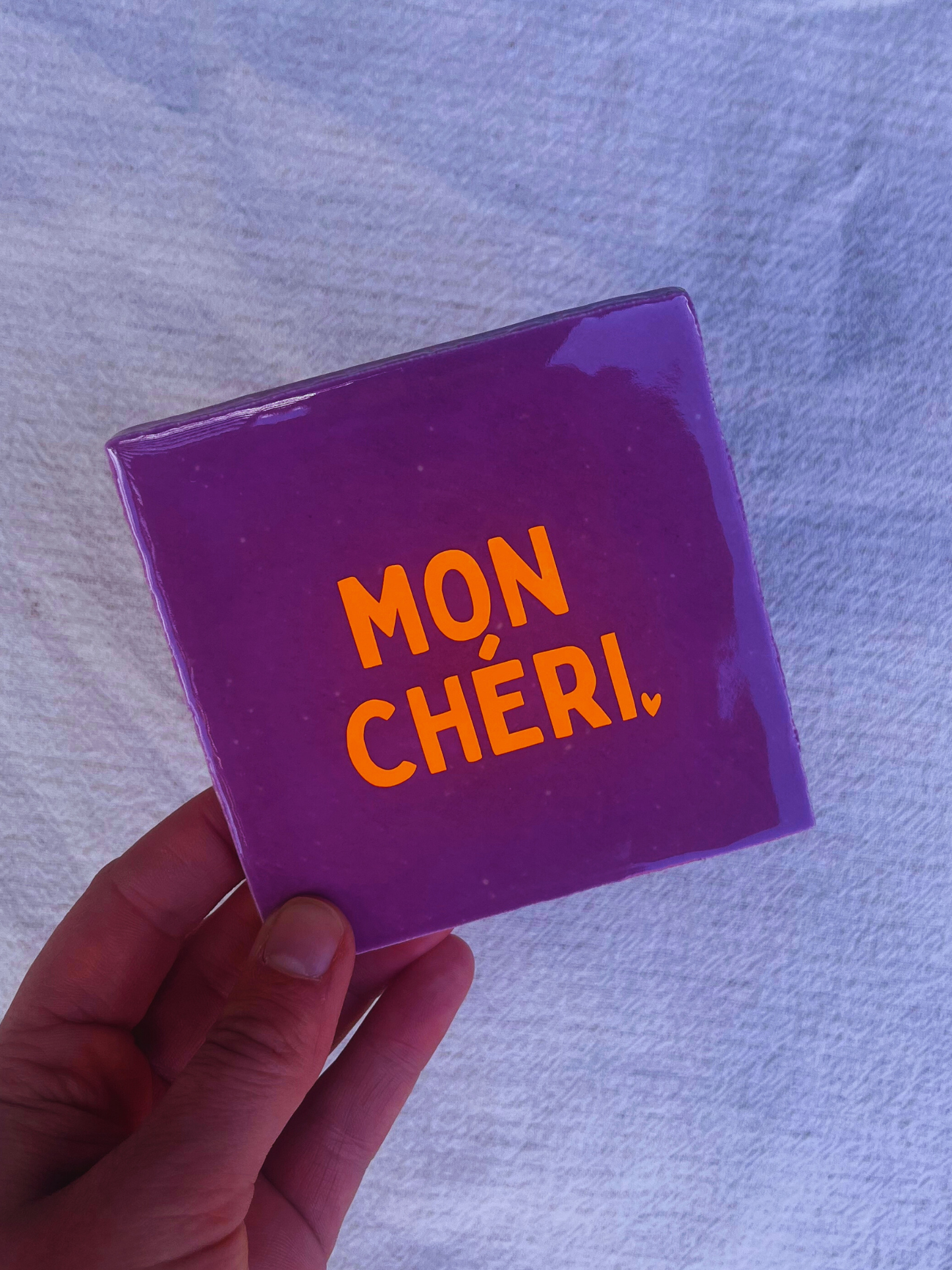 Tegeltje mon cheri