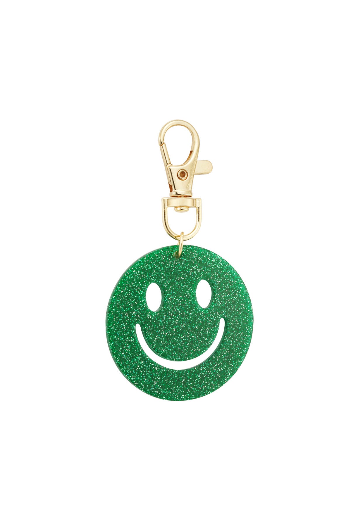 Sleutelhanger Smiley Green