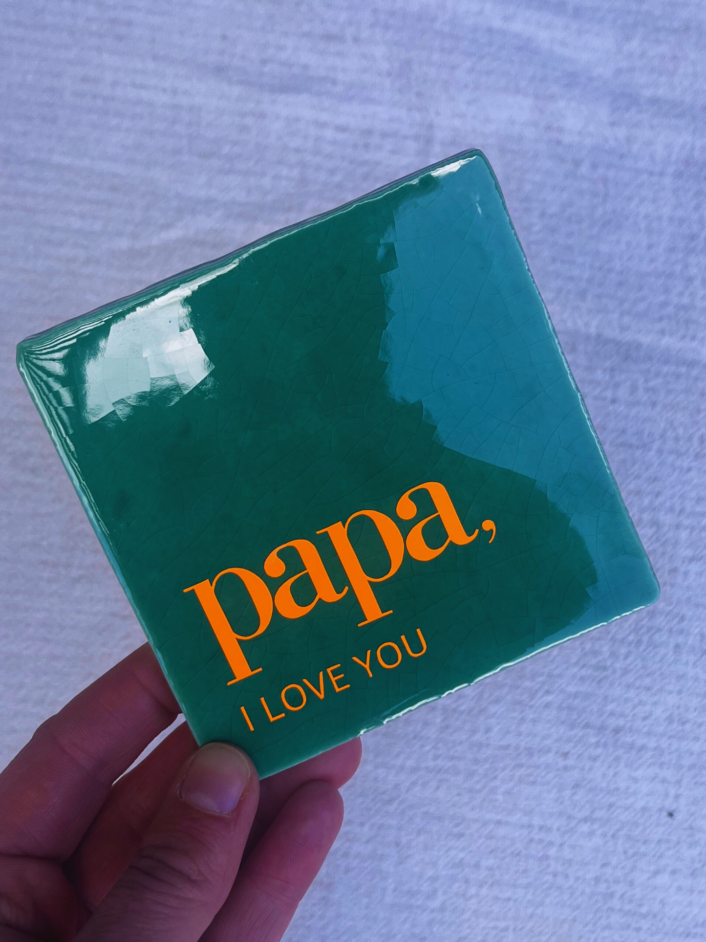 Tegeltje papa, i loveyou