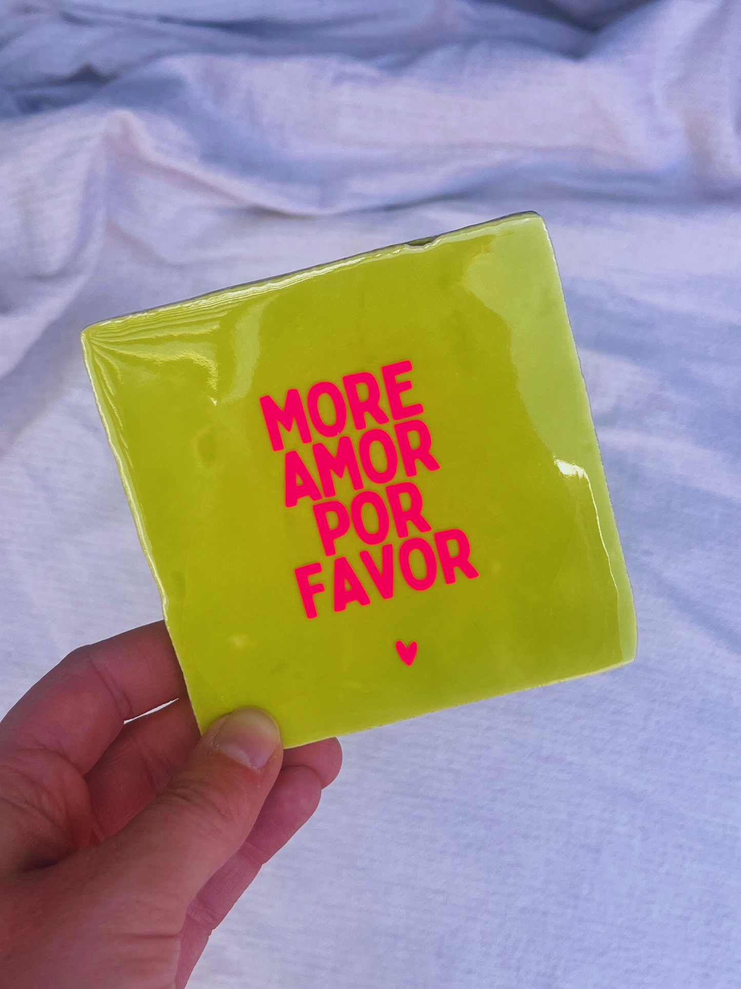 Tegeltje more amor por favor