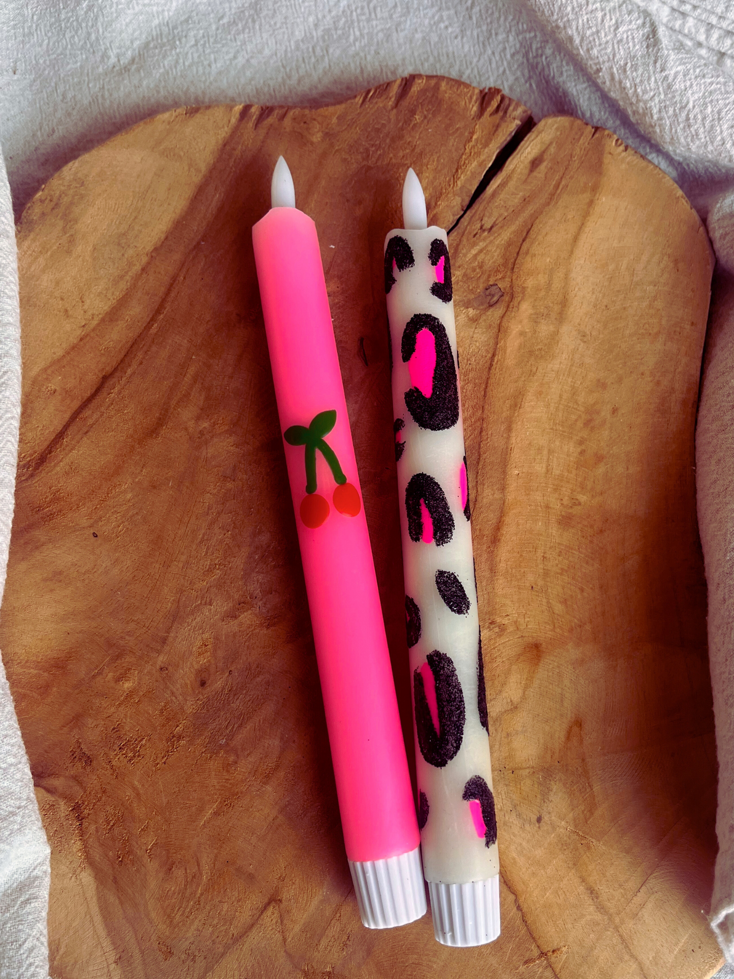 Led Dinerkaars Panter Pink