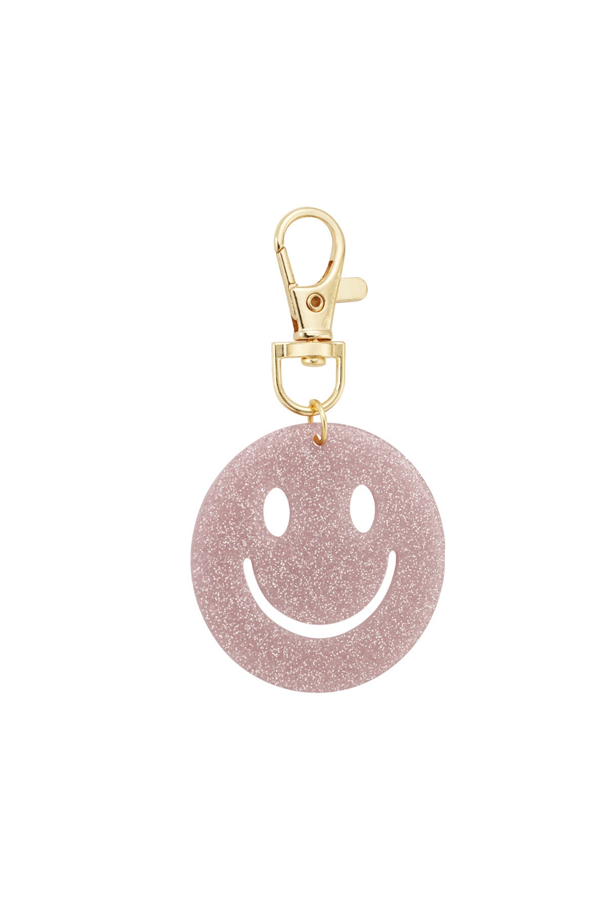 Sleutelhanger Smiley Pink