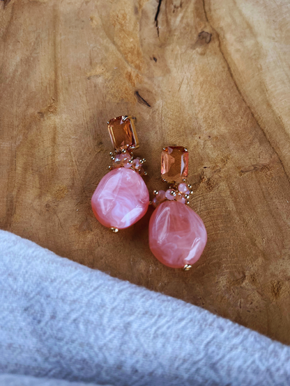 Earrings Saar Light Pink