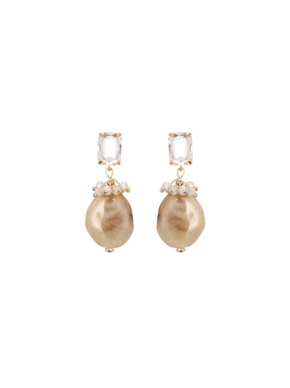 Earrings Saar Beige