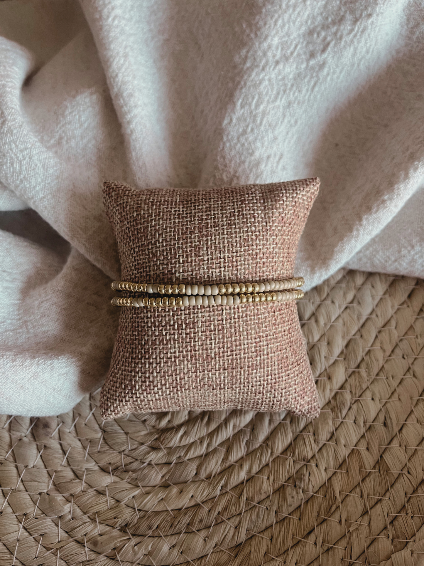 Beige Luna Armband