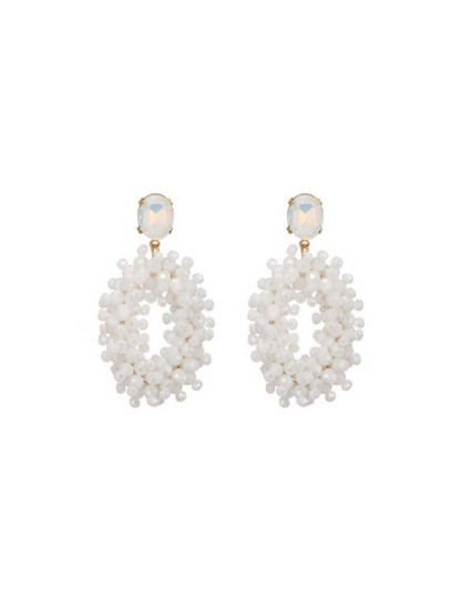 Earrings Puk White