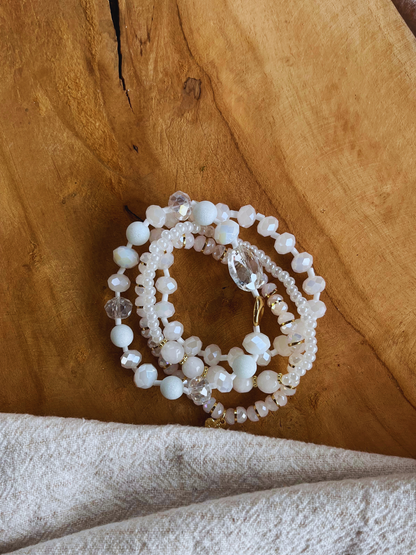 Zahra White Armbandenset