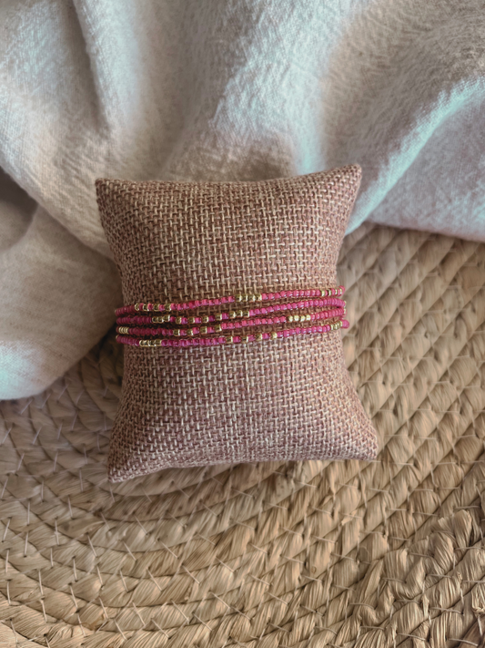 Pink Nora Armband