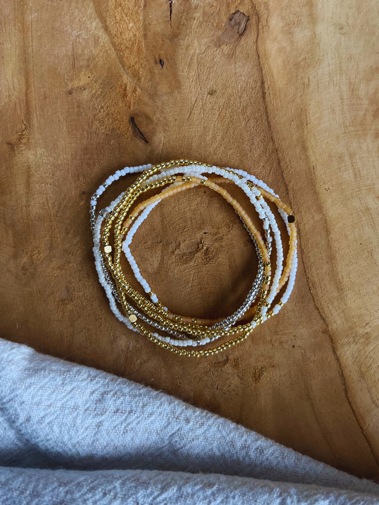 White Nora Bracelet