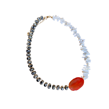 Sunset Golden Peach Ketting