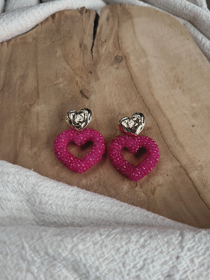 Earrings l♥ve Pink