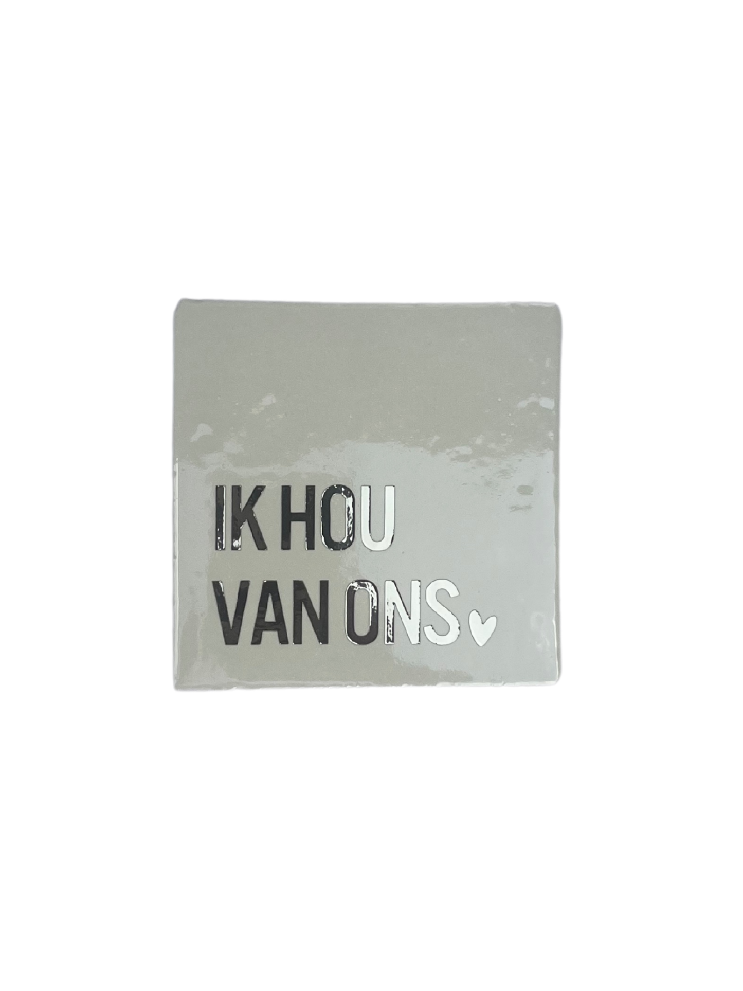 Tegeltje ik hou van ons