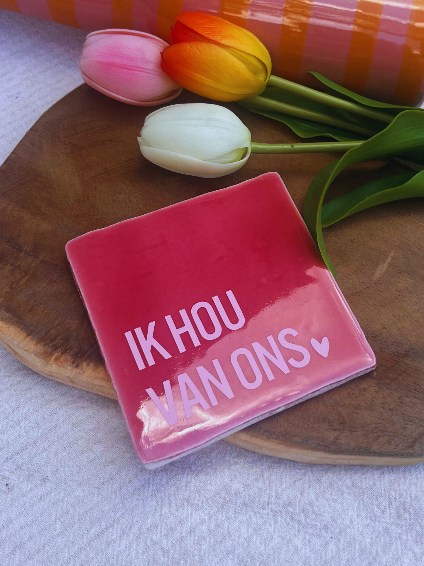 Tegeltje ik hou van ons