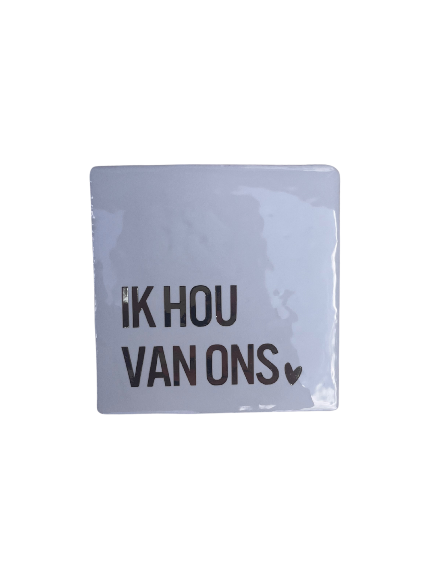 Tegeltje ik hou van ons