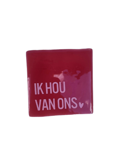 Tegeltje ik hou van ons