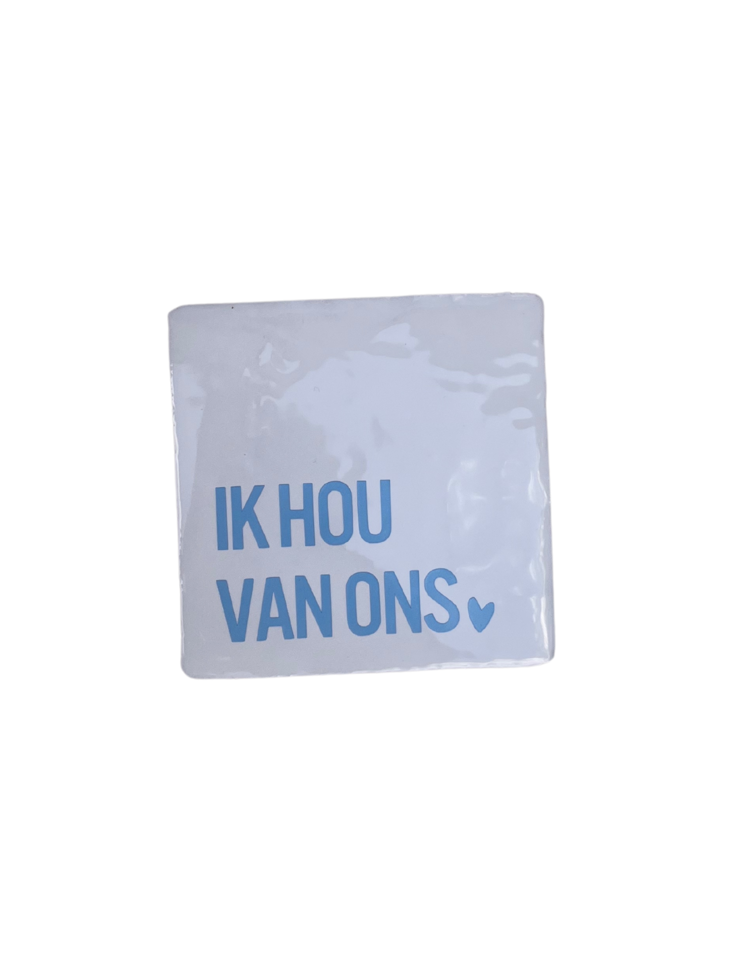 Tegeltje ik hou van ons