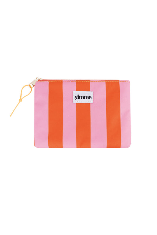 Gimme Toilettas Plat Stripe Orange
