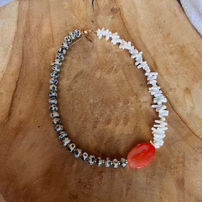 Sunset Golden Peach Ketting