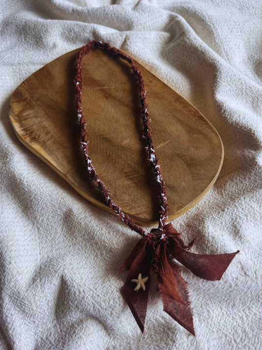 Bandana Necklace Brown